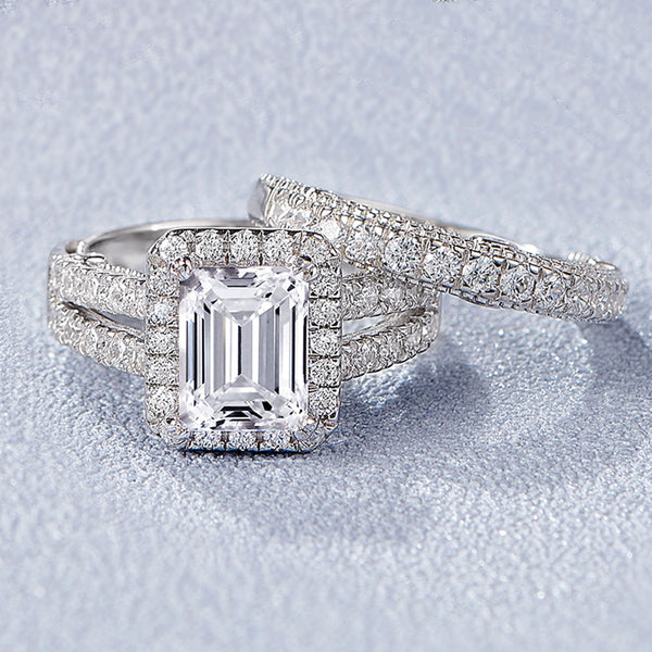 Emerald Cut Engagement Rings HNS Studio Canada