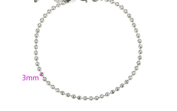 Sterling Silver Classic Simple Anklet