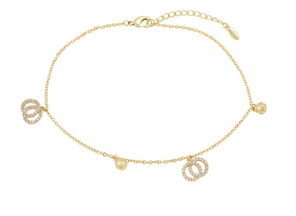 14k Gold Filled Anklet HNS Studio Canada