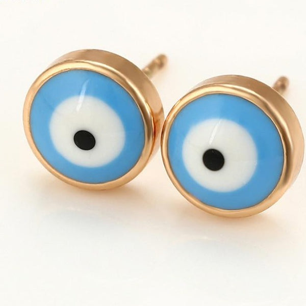 Evil Eye Stud Earrings