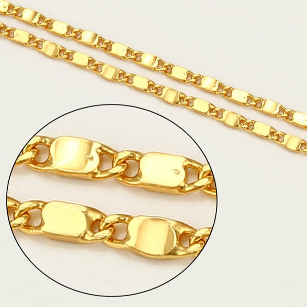 24k Gold Plated Snail Chain Anklet HNS Studio Canada