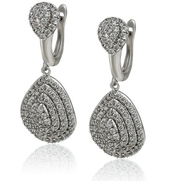 Silver Drops Earrings HNS Studio Canada