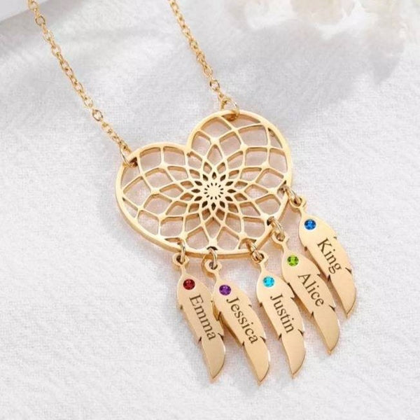 Personalized Dream Catcher Necklace  HNS Studio Canada
