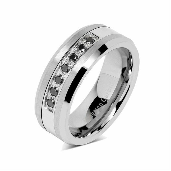 Men's Tungsten Carbide Band-HNS Studio