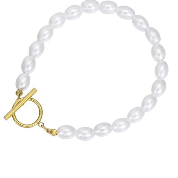 Freshwater Pearl Bracelet with Gold Filled Clasp