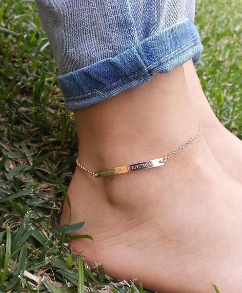Name anklet Bracelet