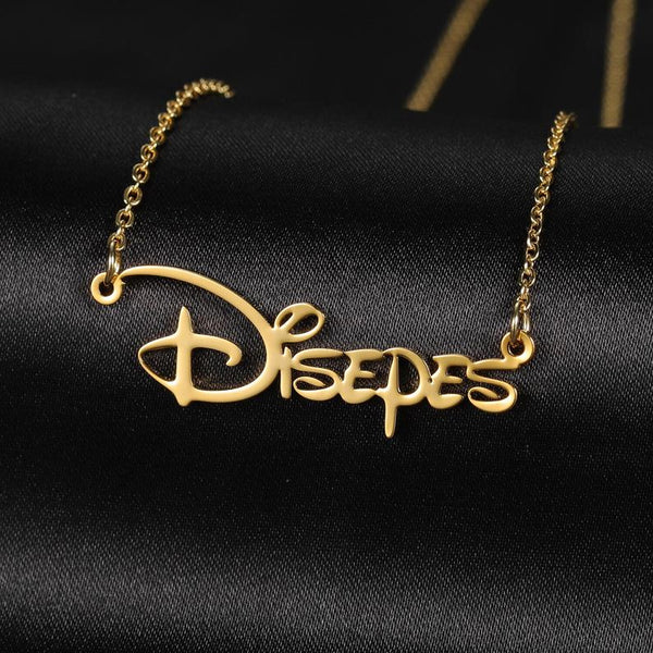 Disney Font Name Necklace