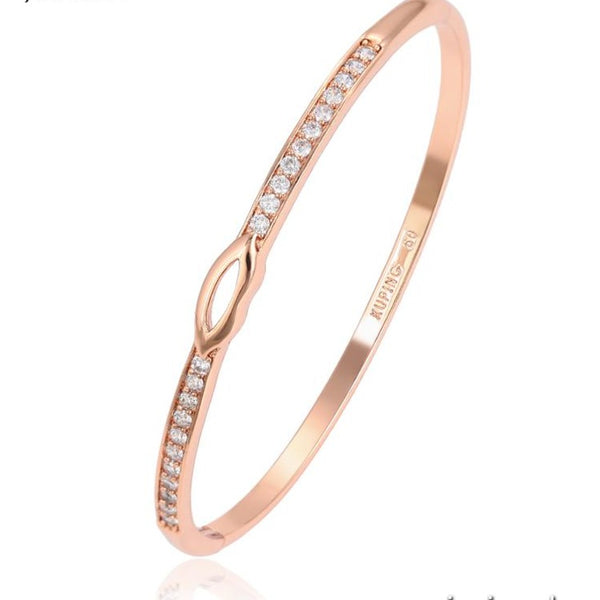Rose Gold Sleek Bangle HNS Studio Canada