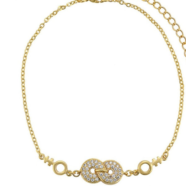 Infinity Anklet Gold HNS Studio Canada