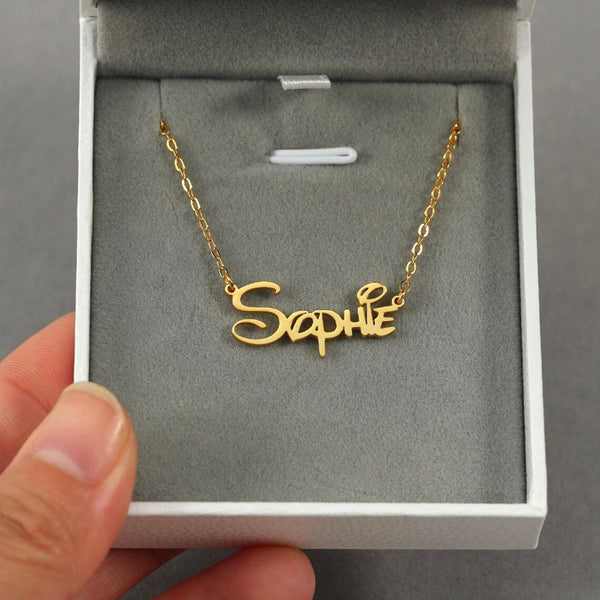 Disney Font Name Necklace