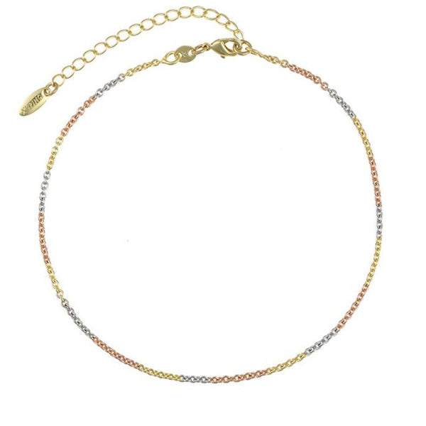 Tricolour Simple Anklet HNS Studio Canada