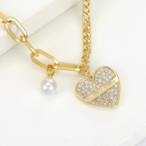 14k Gold Filled Heart Bracelet HNS Studio Canada