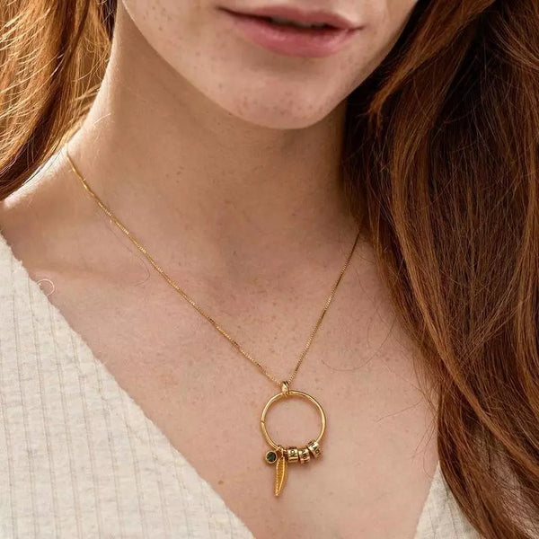 Mom necklace with kids names