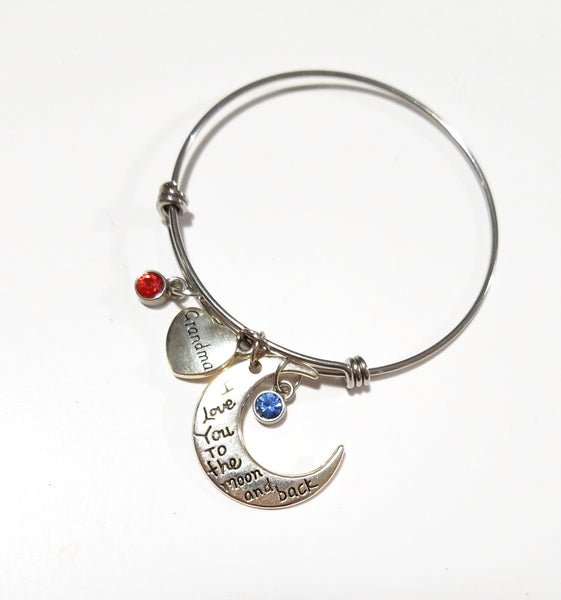 Grandma bracelet with Birthstones - HNS Studio