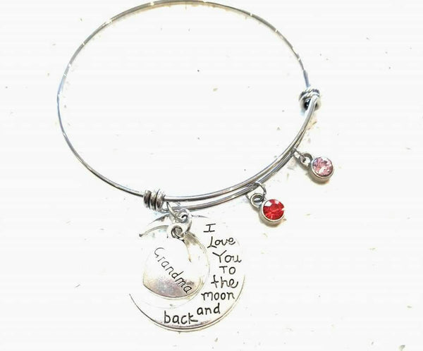 Grandma bracelet with Birthstones - HNS Studio