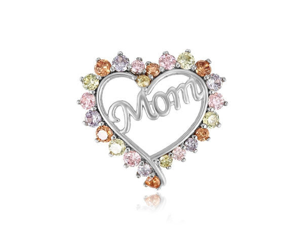 Silver Mom Necklace - HNS Studio