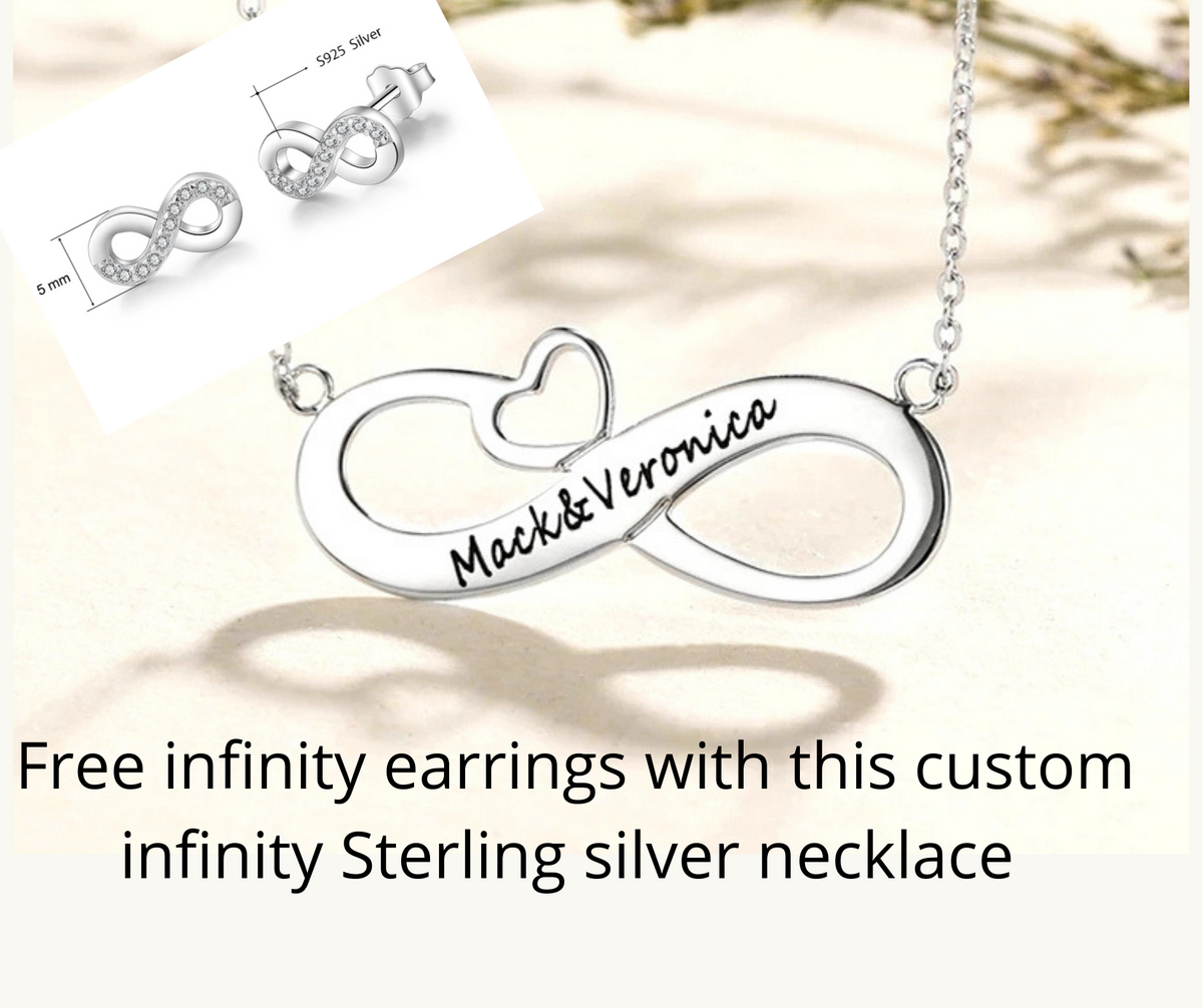 Personalised 2025 infinity jewellery