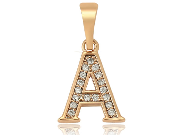 Initial  Pendant Necklace - HNS Studio