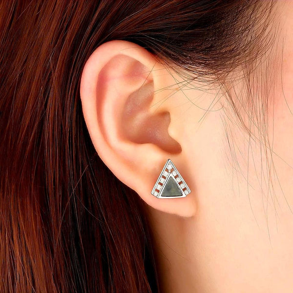 Triangle Sterling Silver Studs