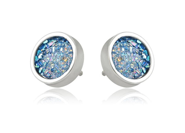 Druzy Stud Earrings