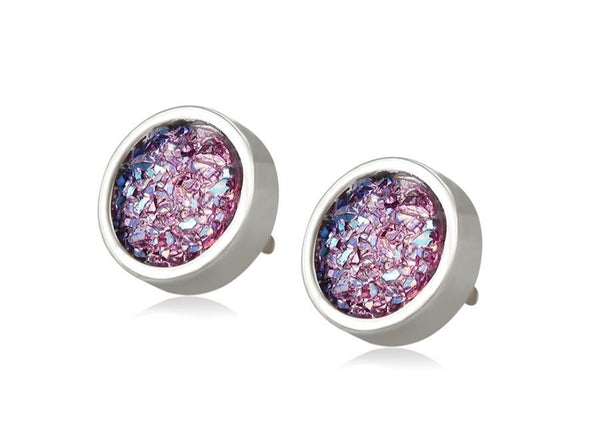 Druzy Stud Earrings