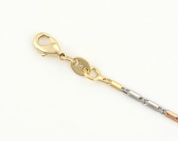 Tricolour Simple Anklet HNS Studio Canada