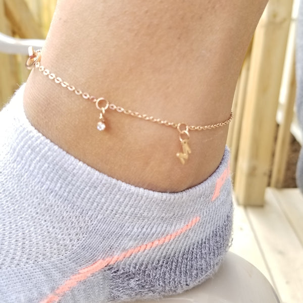 Rose Gold Anklet