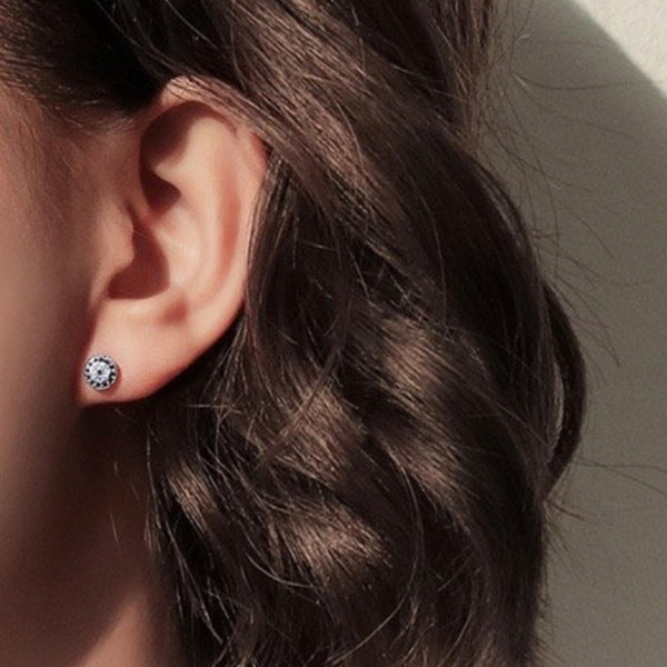 Evil eye earrings