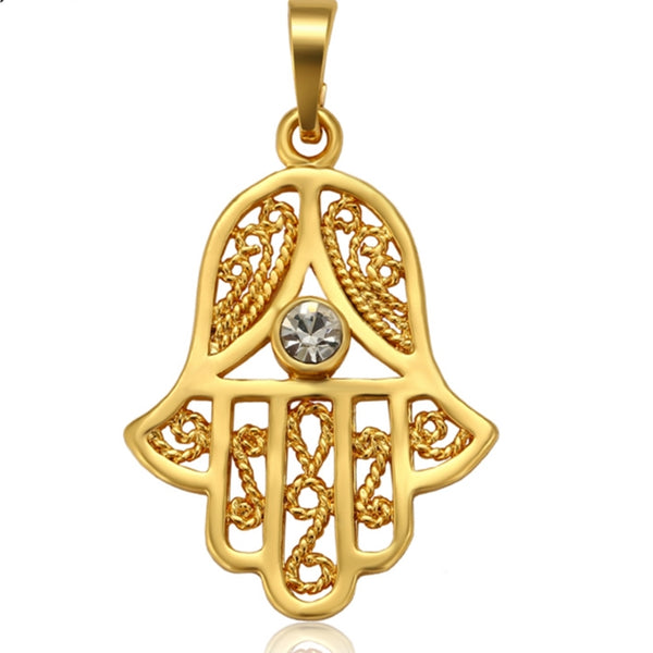 Hamsa necklace