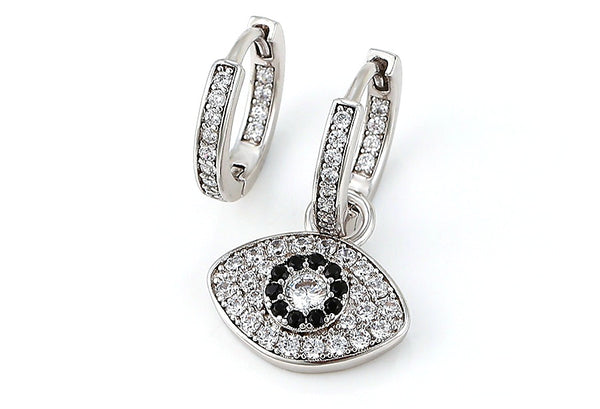 Evil Eye Hoop Earrings