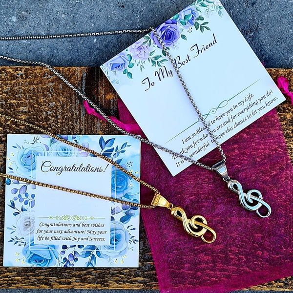 Music Note Necklace