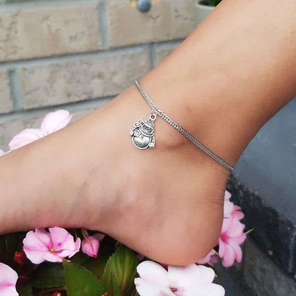 Snowman Anklet HNS Studio Canada