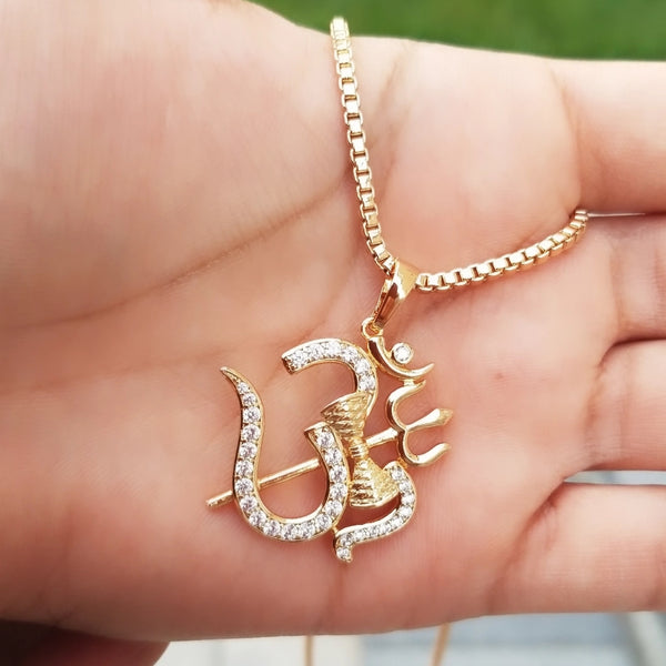Lord Shiva OM Pendant Necklace