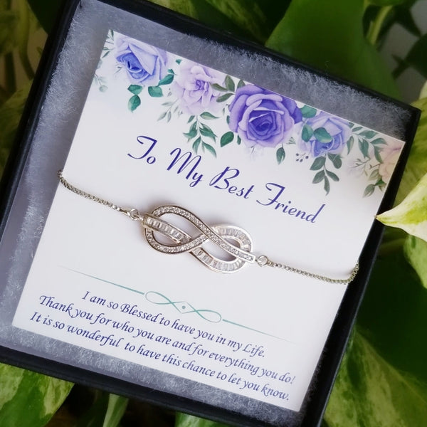 Infinity Bracelet, Infinity Tennis Bracelet, Infinity Bangle