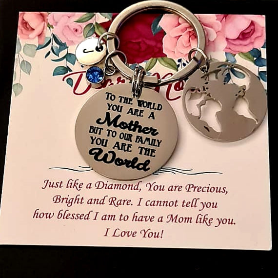 To The World You Are A Mother, Mother Keychain HNS Studio Canada