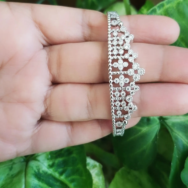 Princess Crown Bangle Bracelet