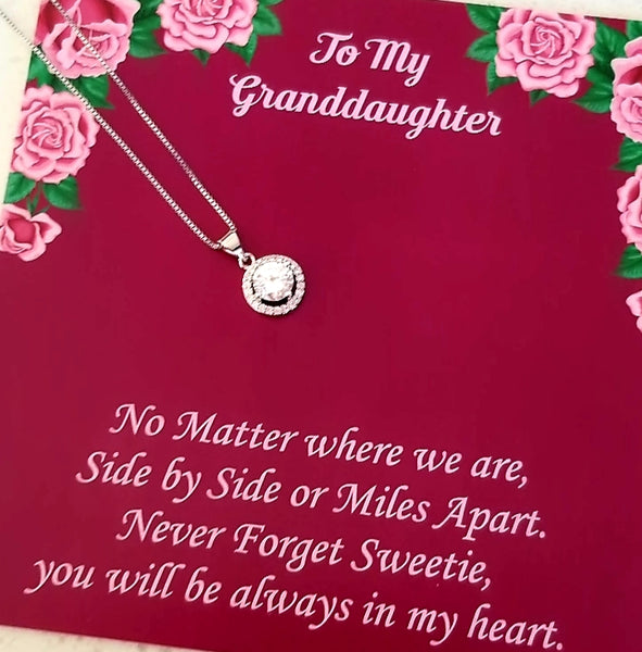 Granddaughter Necklace Sterling Silver HNS Studio Canada