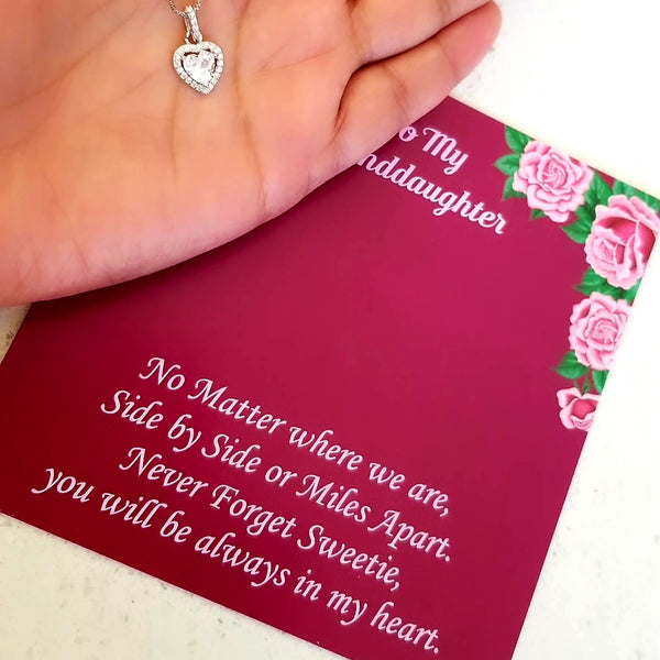 Granddaughter Necklace Sterling Silver HNS Studio Canada