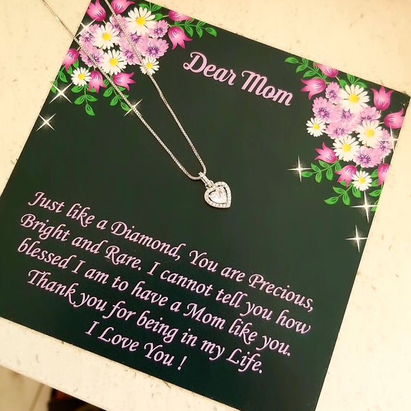 Mom Necklace Sterling Silver HNS Studio Canada