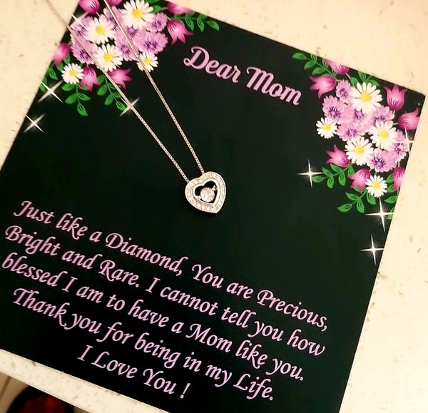 Mom Necklace Sterling Silver HNS Studio Canada