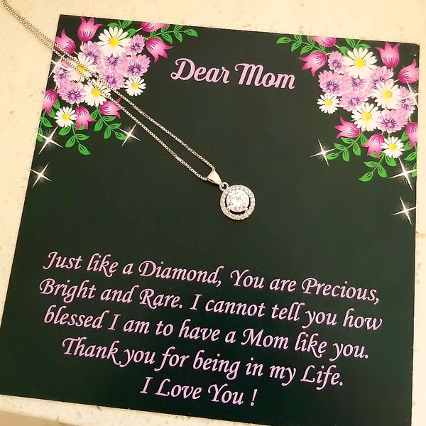 Mom Necklace Sterling Silver HNS Studio Canada