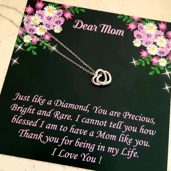 Mom Necklace Sterling Silver HNS Studio Canada