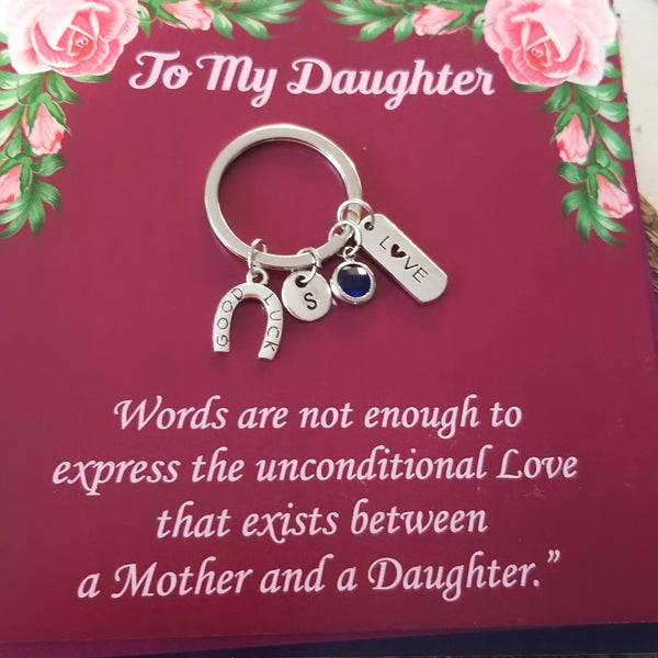 Good Luck Horse shoe keychain HNS Studio Canada