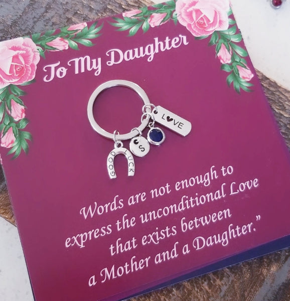 Good Luck Horse shoe keychain HNS Studio Canada