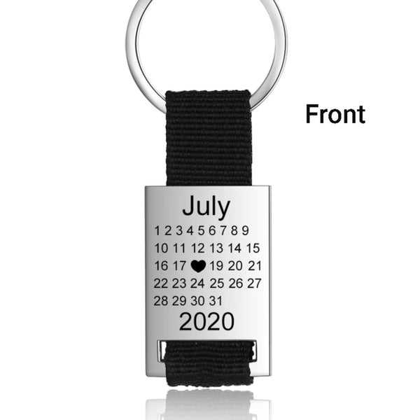 Personalized Calendar Keychain HNS Studio Canada