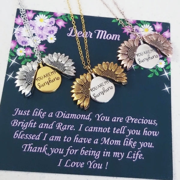 " You are My Sunshine" Necklace HNS Studio Canada