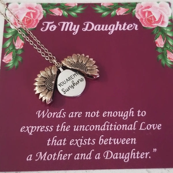 " You are My Sunshine" Necklace HNS Studio Canada