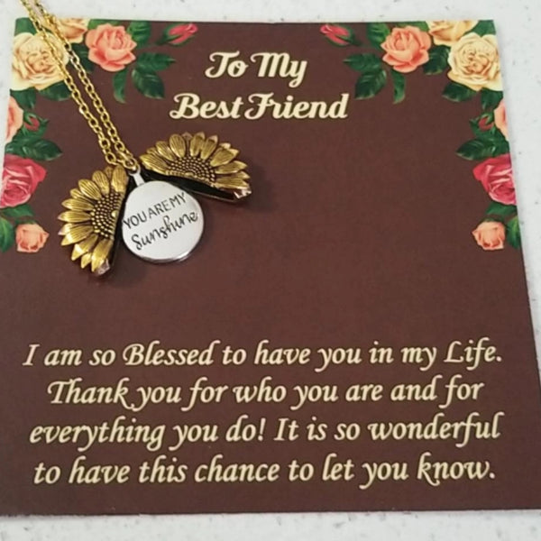" You are My Sunshine" Necklace HNS Studio Canada