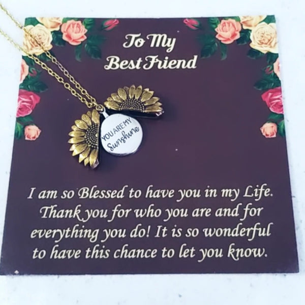 " You are My Sunshine" Necklace HNS Studio Canada