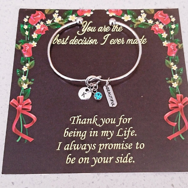 Personalized Knot Bracelet Silver HNS Studio Canada